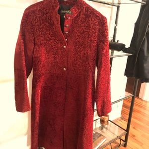 A very unique jacket (made to look like velvet)